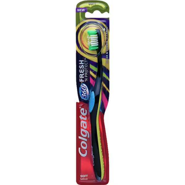 Adult 360 Fresh 'N Protect 42mm Full Head Soft Toothbrush, PK72, Colgate, Mfr#: 168818